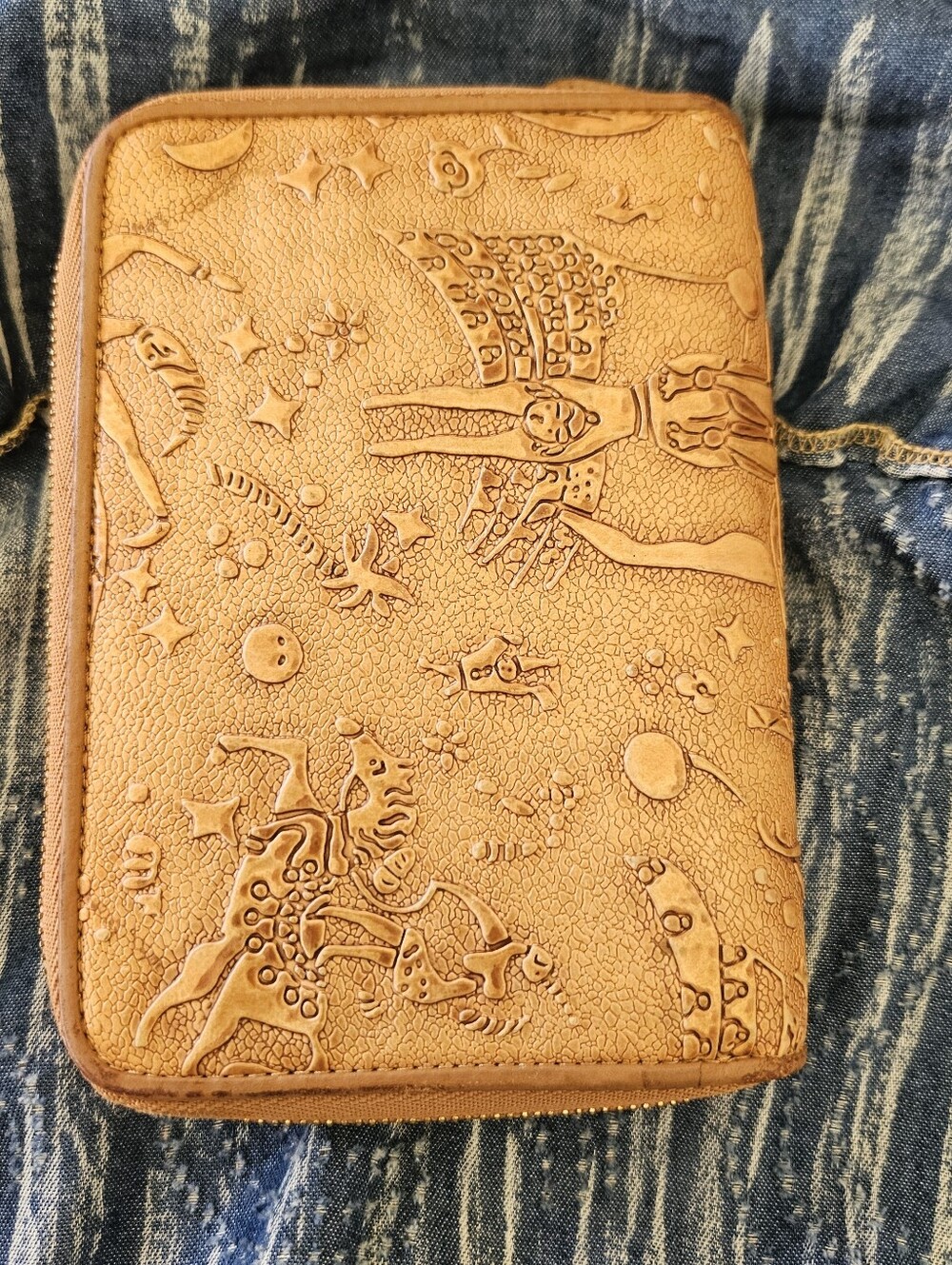 GUIDI CIRCUS WALLET, Leather Guidi Wallet, Vintage GUIDI, Rare!! Piero GUIDI - Picture 3 of 7
